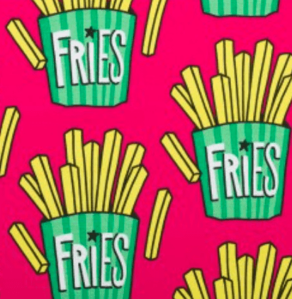 French terry - fries pink