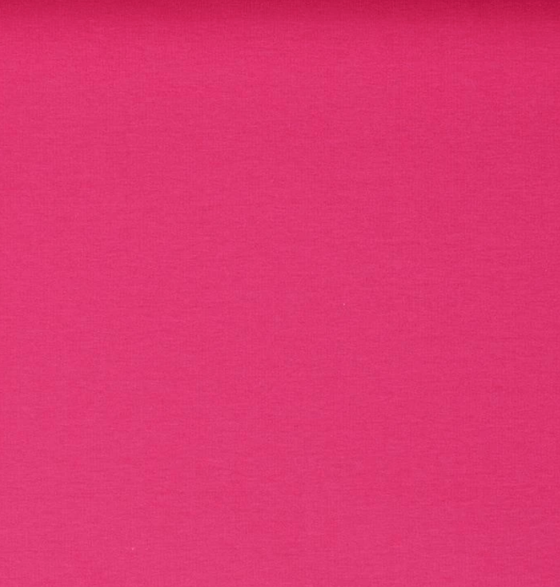 French terry molletoné - hot pink