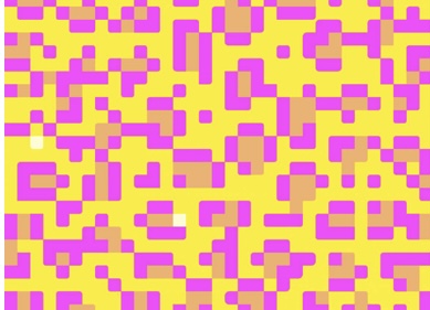 French terry - pixel jaune