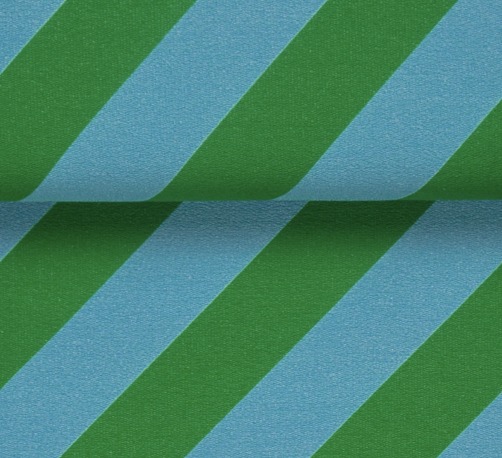 French Terry - Stripe green