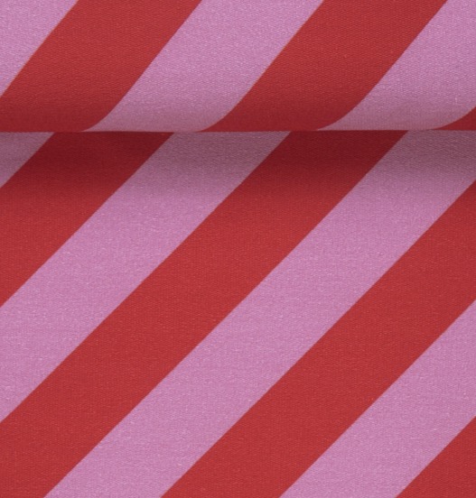 French Terry - Stripe pink