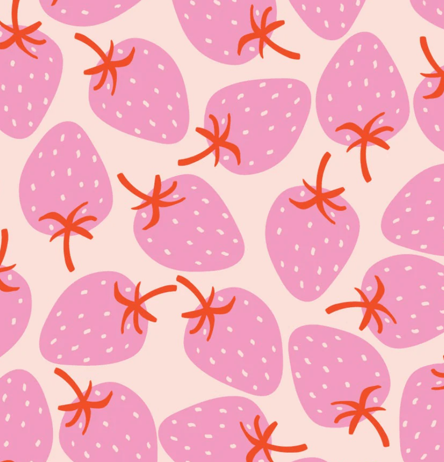 Strawberries pink